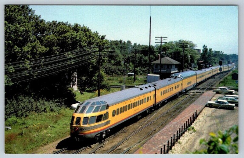 Coon Rapids #187, Morning Hiawatha, 1967, Rondout, Illinois, Train Postcard