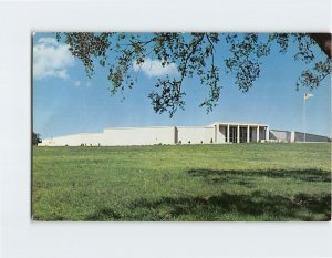 Postcard Entrance to the Museum of the Presidency, Harry S. Truman Library, MO