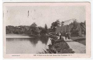 Lake Scene Seneca Park Rochester New York 1909 postcard