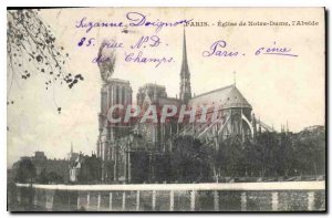 Postcard Old Paris Church of Our Lady of the Apse