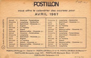 Andre Faure Horse Racing, Trotters, Unused 