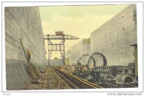 A Lock-chamber nearly completed at Miraflores,Panama,00-10s