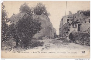 Porte De Soissons (Interieur)- Soissons Gate, COUCY-LE-CHATEAU (Aisne), Franc...