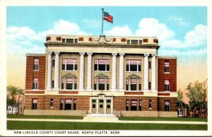 Nebraska North Platte New Lincoln County Court House Curteich
