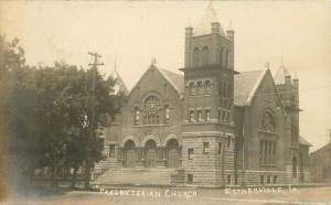 C-1910 Emmet County Estherville Iowa Presbyterian Church RPPC real photo 5717