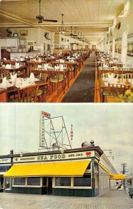 Ocean City New Jersey Simms Restaurant Multiview Vintage Postcard K51661