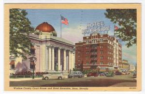 Court House Hotel Riverside Street Reno Nevada postcard