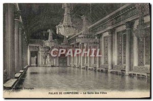 Old Postcard Palais De Compiegne La Salle Des Fetes