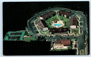KISSIMMEE, Florida FL ~ Aerial CLUB SEVILLA RESORT 1970s Tennis Courts Postcard