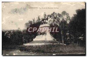 Old Postcard Tananarive The Statue of Marechal Gallieni