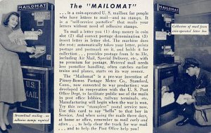 Mailomat Advertising Unused 