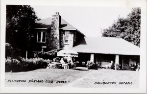 Haliburton Highland Club House Haliburton ON Ontario Unused RPPC Postcard F33