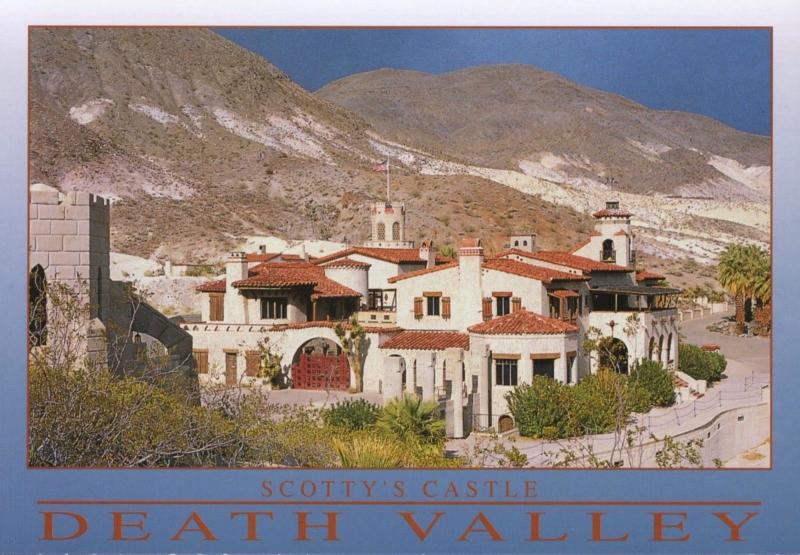 Scotty's Castle Death Valley CA Calif Natural History Association Postcard D14