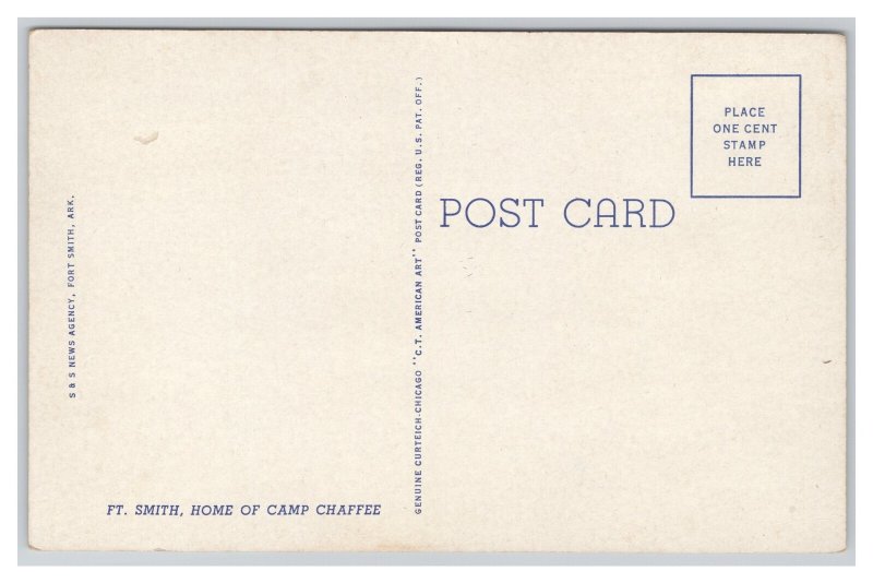 Fort Smith Ark. Arkansas U. S. Post Office Postcard