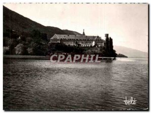 Postcard Modern Lake Bourget Abbaye d & # 39hcu Ecombe Aix Les Bains