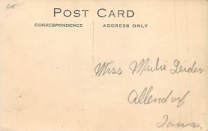 Allendorf, Iowa? Real Photo writing on back close to perfect, light yellowing...