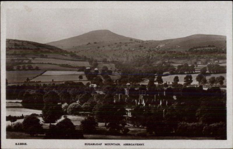 Abergavenny Wales c1905 Real Photo Postcard