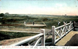 Biddeford Pool ME Maine Golf Course Links Vintage Postcard