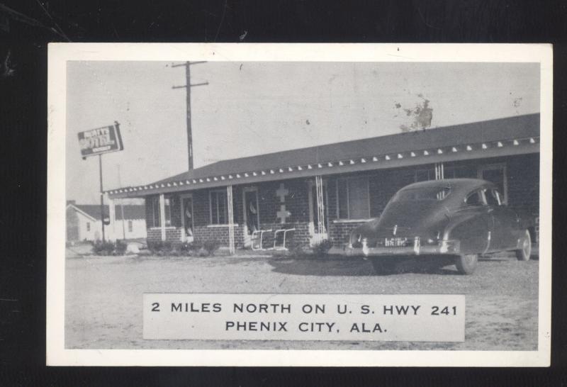 PHENIX CITY ALABAMA NEATY'S MOTEL HIGHWAY 241 VINTAGE ADVERTISING POSTCARD