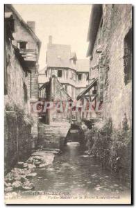 Caudebec en Caux Old Postcard Old houses on the river St. Gertrude