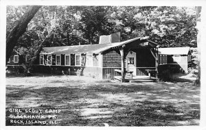 Girl Scout Camp, Blackhawk Pk Rock Island, Illinois, USA Unused real photo