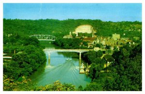 Postcard BRIDGE SCENE Frankfort Kentucky KY AR1666