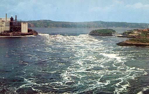 Canada - New Brunswick. St. John, Rapids at Reversing Falls