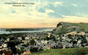 Jackson Island, Lovers Leap in Hannibal, Missouri