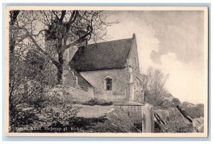 Store Heddinge Sjælland Denmark Postcard Hojerup gl Church Stevns Klint c1920's