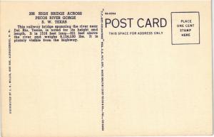 PECOS RIVER GORGE HIGH BRIDGE SOUTHWEST TEXAS