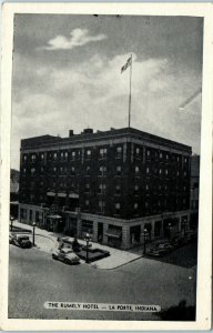 1940s The Rumely Hotel Colonial Tap Room La Porte Indiana Postcard