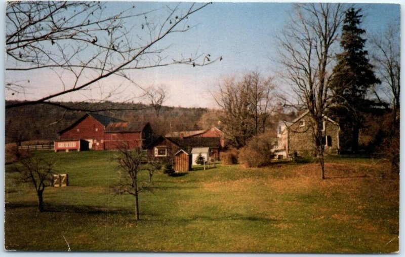 Postcard - Lime Kiln Farm - Climax, New York