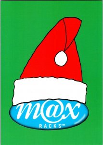 Advertising Happy Holidays from M@x Racks Postcard I68