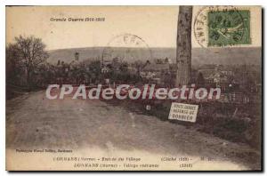 Old Postcard Dormans Entree Du Village