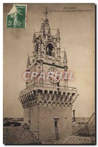 Old Postcard Avignon Tower Jacquemart (Hotel de Ville)