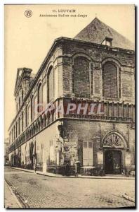 Old Postcard Louvain Old Halles Aux Sheets