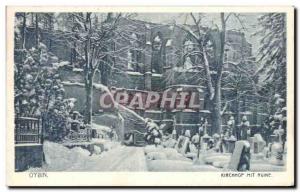 Old Postcard Oybin Kirchhof began ruin