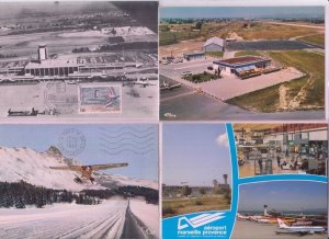 AIRPORTS France 84 Postcards pre-1980 (L3824)