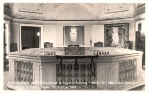 Rotunda & Balustrade Historic Site Hyde Park NY RPPC Vintage Postcard Real Photo