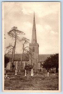 Worcestershire England Postcard The Church Bredon c1920's Antique Unposted