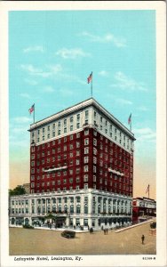 Vintage Postcard Lafayette Hotel, Lexington, Kentucky KY KJ13