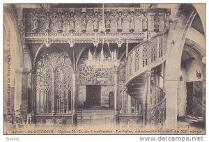 Interior, Eglise N.-D. De Lambader, Le Jube, Admirable Travail Du XV Siecle, ...