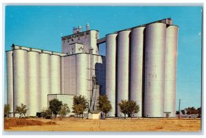 c1960's Knutson Grain Elevator Largest Elevators Guymon Oklahoma OK  Postcard
