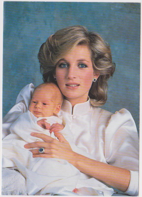 HRH PRINCESS DIANA WITH PRINCE HENRY