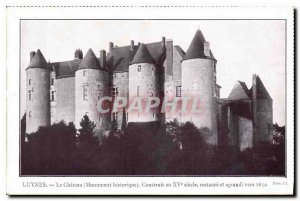 Postcard Old Luynes Le Chateau Historical Monument