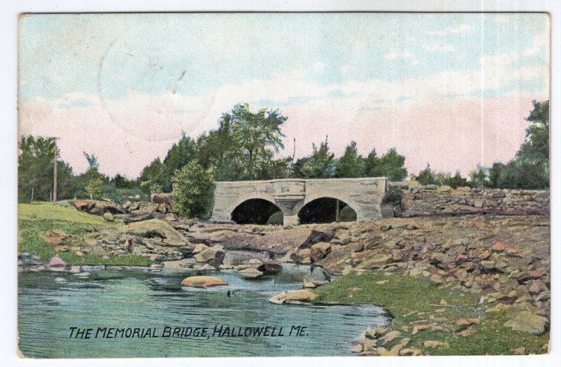 Hallowell, Me, The Memorial Bridge