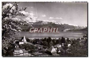 Old Postcard Lake Annecy Sevrier D General view of the Spinner