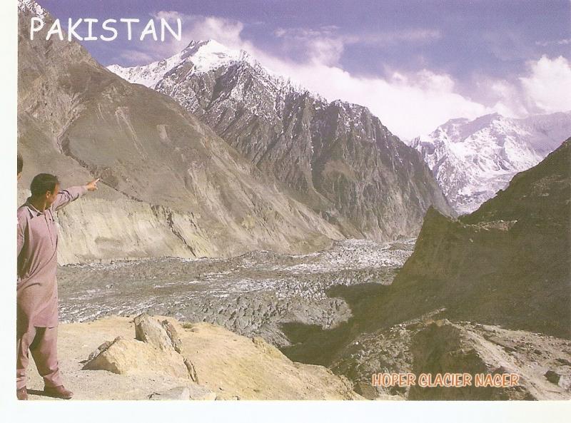 Postal 046746 : Pakistan. Hoper Glacier Nager