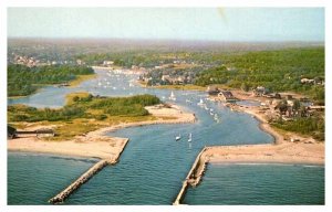 Postcard AERIAL VIEW SCENE Kennebunkport Maine ME AQ4759