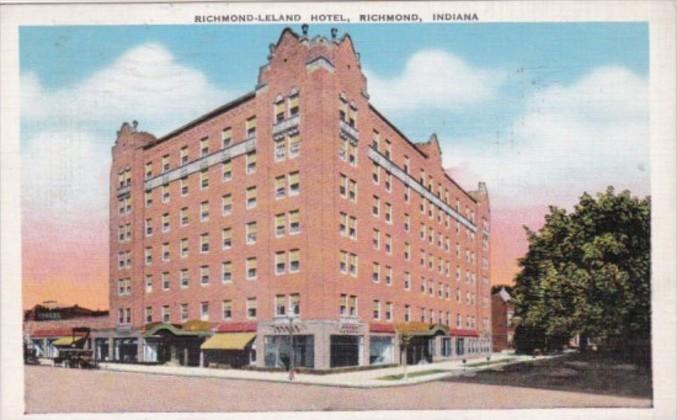 Indiana Richmond The Richmond-Leland Hotel 1941